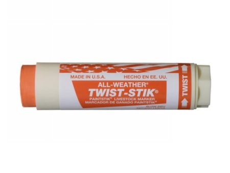 All-Weather Twist-Stik Paintstik Livestock Marker Orange 1 Each by All-Weather on Sale