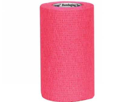 4  Vetrap Bandaging Tape Neon Pink 1 Each by 3M For Cheap