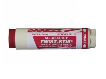 All-Weather Twist-Stik Paintstik Livestock Marker Red 1 Each by All-Weather Hot on Sale