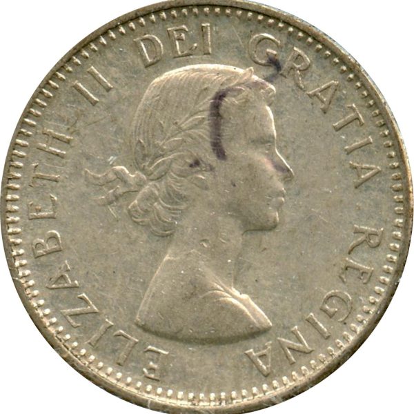 1958 Canada 10-cents Extra Fine (EF-40) Discount