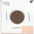 1928 Canada 1-cent Very Fine (VF-20) For Discount