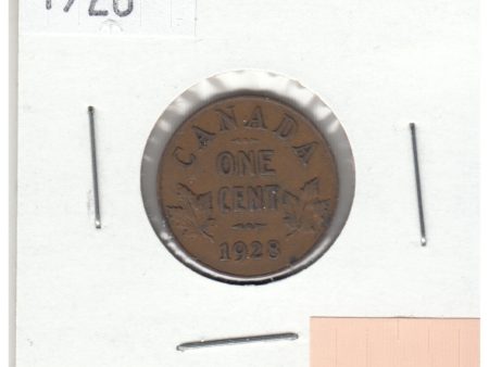 1928 Canada 1-cent Very Fine (VF-20) For Discount