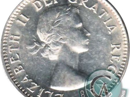 1958 Canada 10-cents Almost Uncirculated (AU-50) Supply