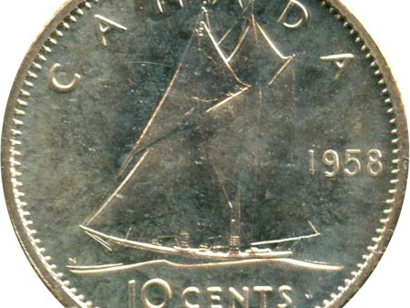 1958 Canada 10-cents Proof Like Online Hot Sale