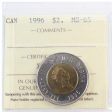 1996 Canada Two Dollar ICCS Certified MS-65 Discount