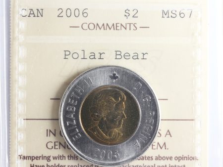 2006 Canada Two Dollar ICCS Certified MS-67 on Sale