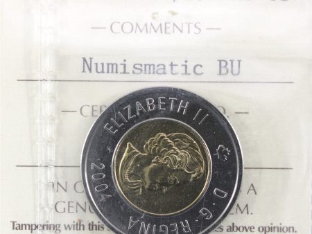 2004 Polar Bear Canada Two Dollar ICCS Certified MS-66 Numismatic BU on Sale