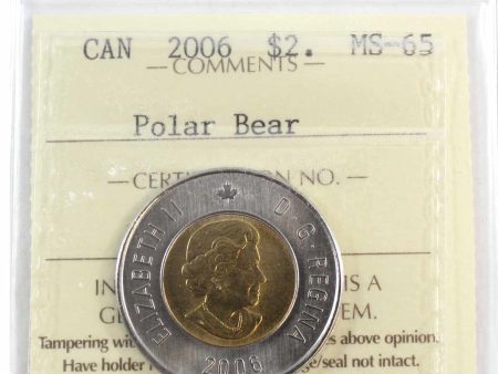 2006 Canada Two Dollar ICCS Certified MS-65 Discount