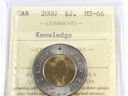 2000 Knowledge Canada Two Dollar ICCS Certified MS-66 Online now