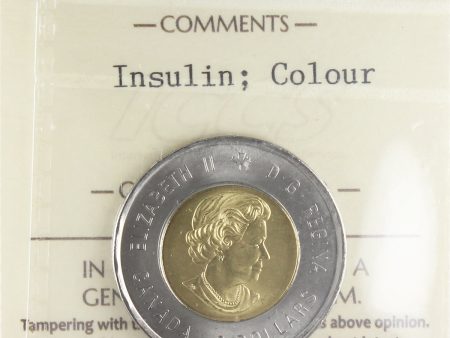 2021 Coloured Insulin Canada Two Dollar ICCS Certified MS-65 Online