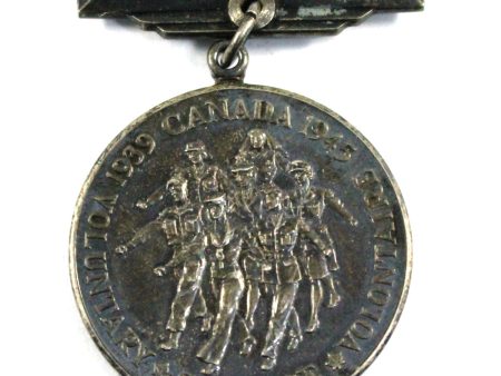 WWII Canadian Volunteer Service Medal 1939-1945, Silver Cheap