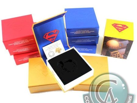 144F. Lot of 10x Empty Canada Superman Coin Boxes. M99 For Cheap