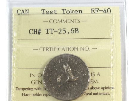 (1965) Canada 25-cents Test Token TT-25.6B ICCS Certified EF-40 For Discount