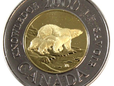 2000 Knowledge Canada Two Dollar Proof Like Hot on Sale