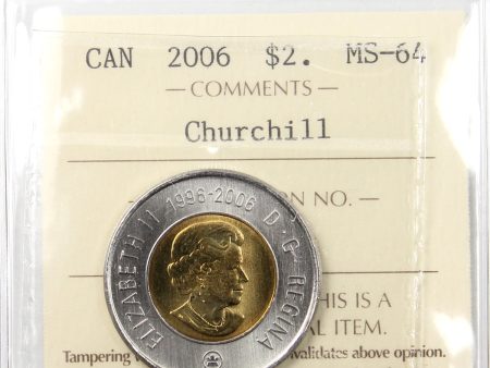 2006 Churchill Canada Two Dollar ICCS Certified MS-64 Online