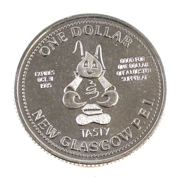 1985 New Glasgow $1 Trade Dollar Cheap