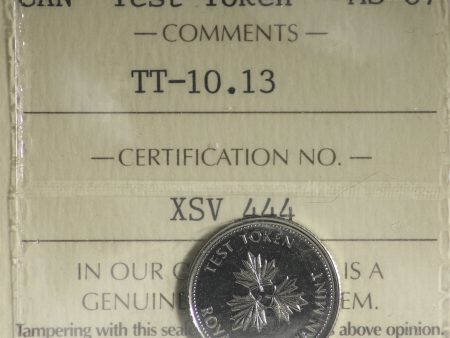 (2004) Canada 10-cents Test Token TT-10.13 ICCS Certified MS-67 For Sale