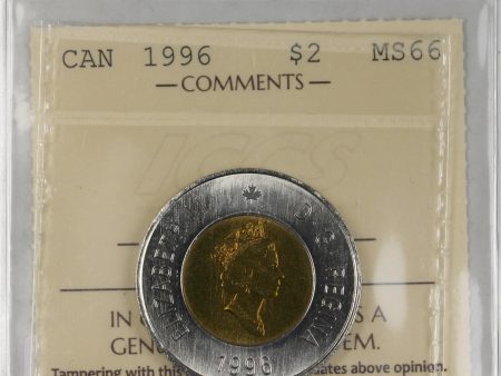 1996 Canada Two Dollar ICCS Certified MS-66 Online now