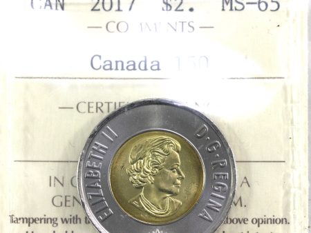 2017 Canada 150th (Dance) Two Dollar ICCS Certified MS-65 For Cheap