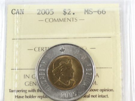 2005 Canada Two Dollar ICCS Certified MS-66 Online