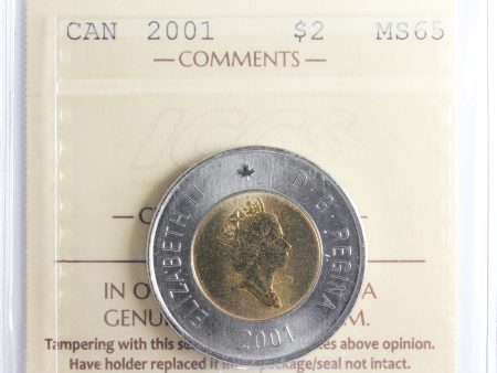 2001 Canada Two Dollar ICCS Certified MS-65 Sale