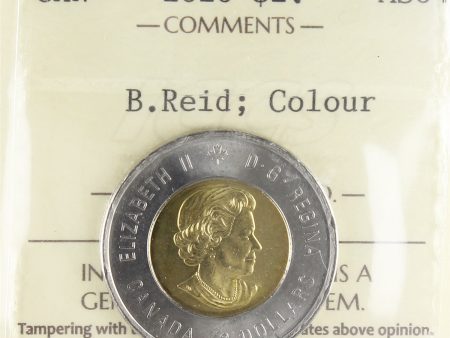 2020 Coloured Bill Reid Canada Two Dollar ICCS Certified MS-64 Online Sale