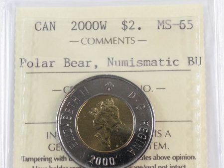 2000W Polar Bear Canada Two Dollar ICCS Certified MS-65 NBU For Cheap