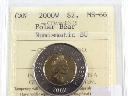 2000W Polar Bear Canada Two Dollar ICCS MS-66 NBU Cheap