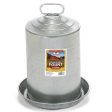 Double Wall Fount Galvanized 3 Gal Waterer Supply